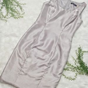 💎 Ellen Tracy Silver Cocktail Dress